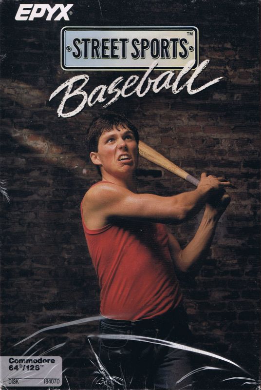Street Sports Baseball box art for Commodore 64